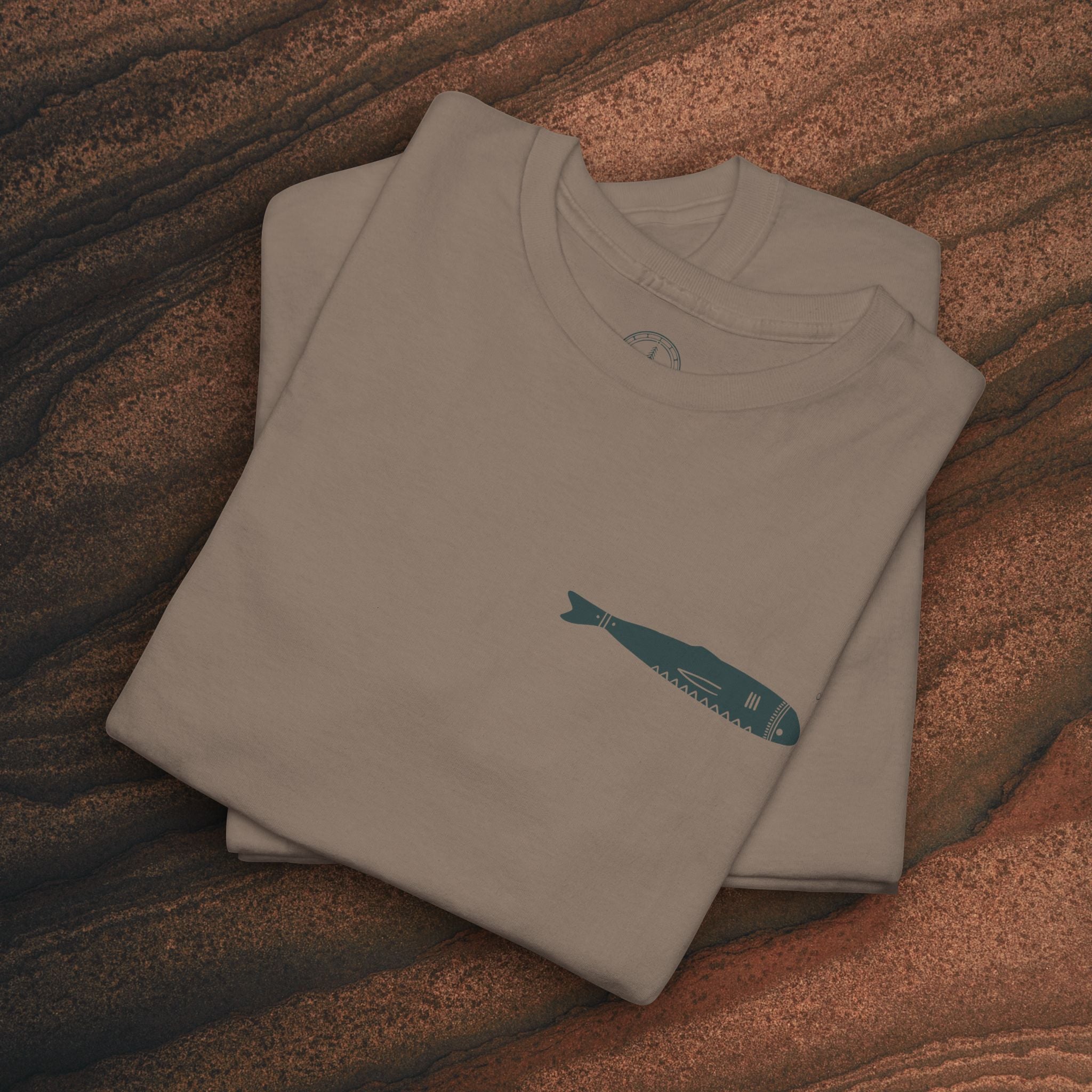 Sardine Trio Graphic Tee – Minimal Fish
