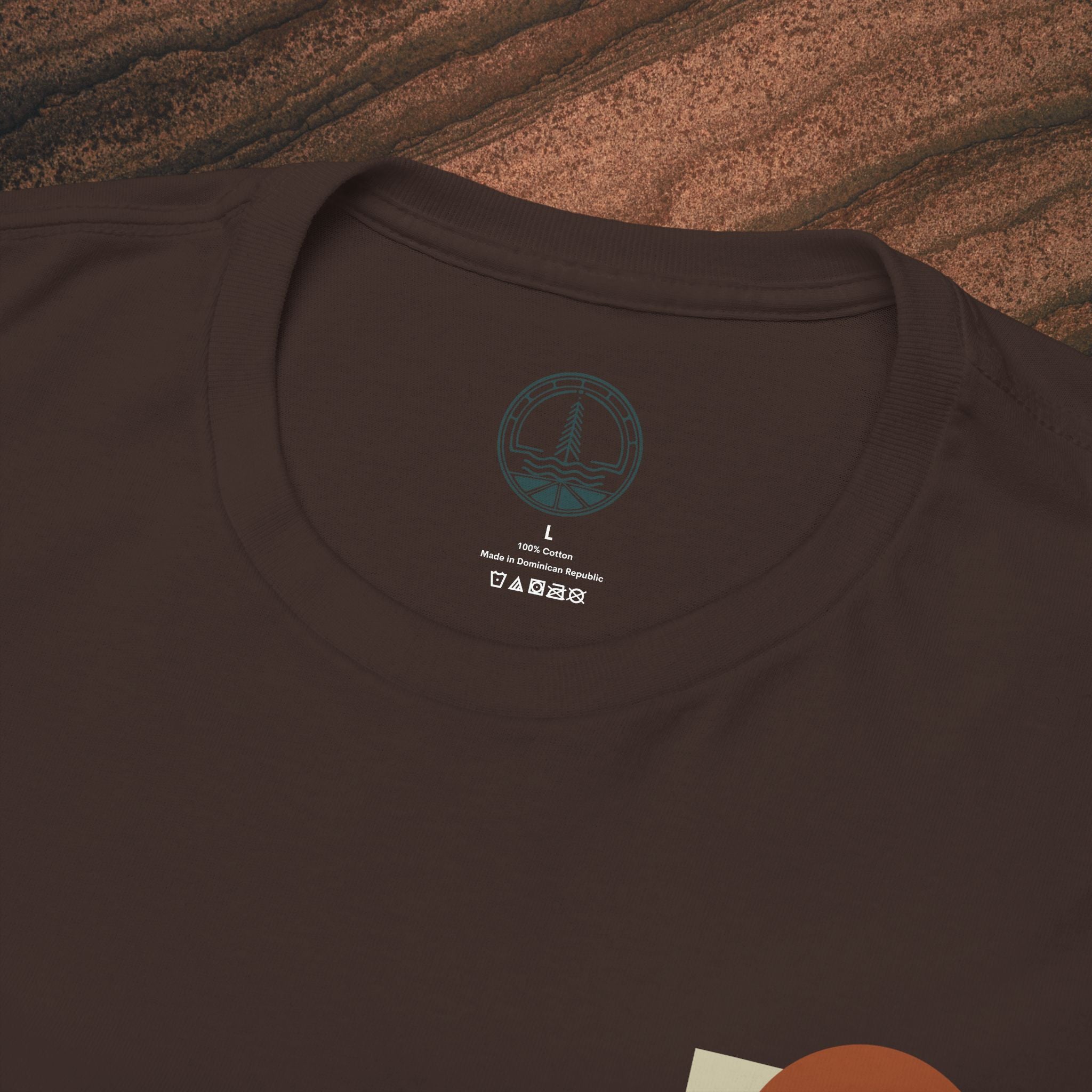 Halftone Mountain Sunset Tee