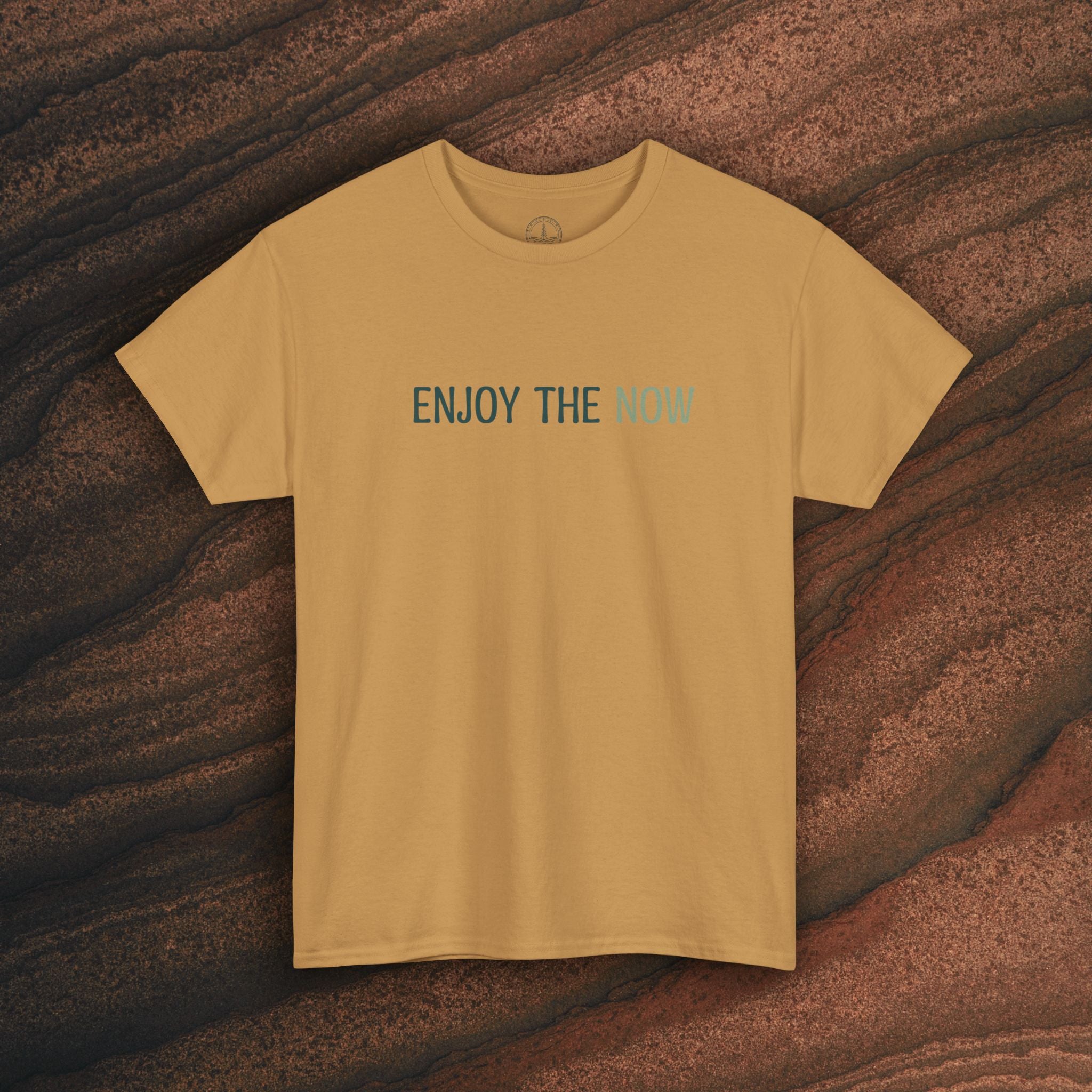 Enjoy the Now T‑Shirt — Mindful Retro Graphic Tee