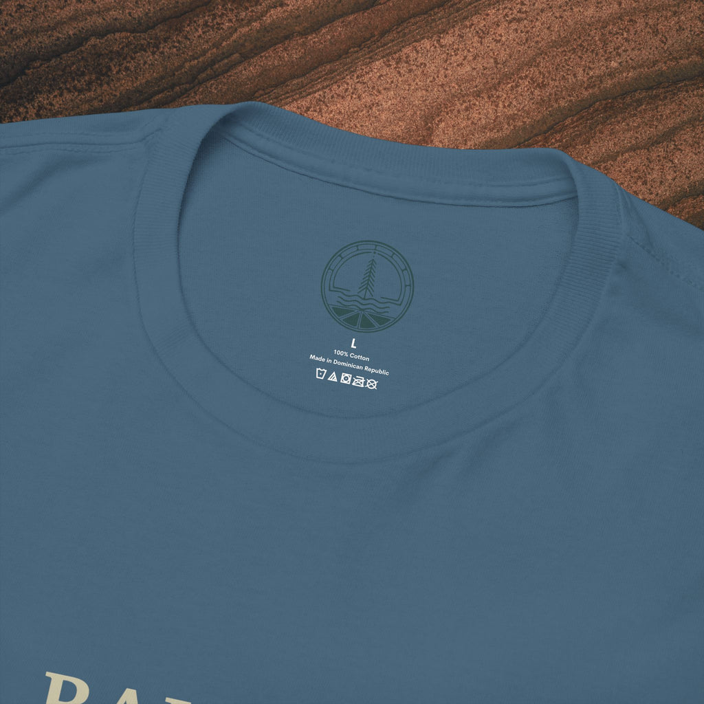 Balance T-Shirt — Minimal Balancing Stones Design
