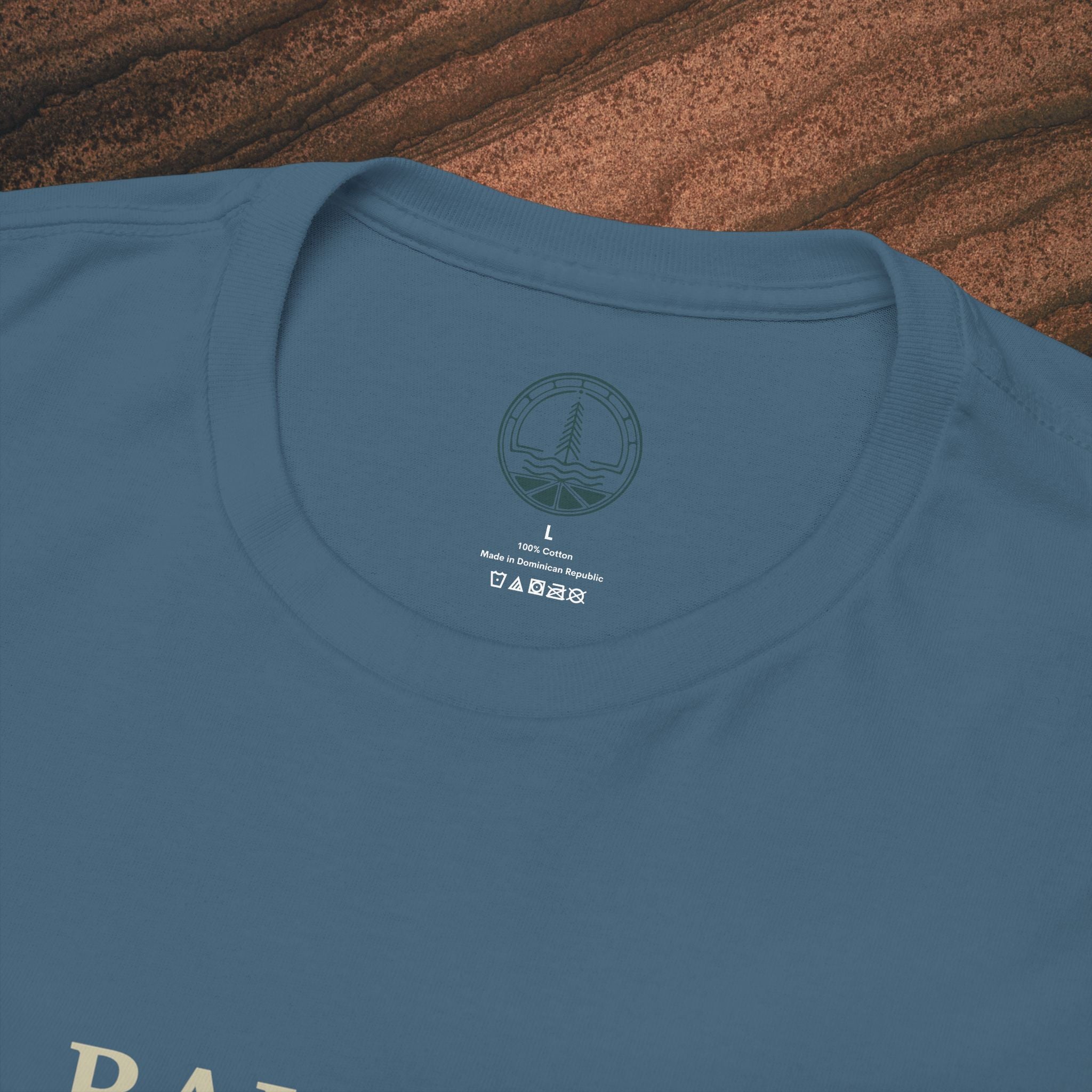 Balance T-Shirt — Minimal Balancing Stones Design