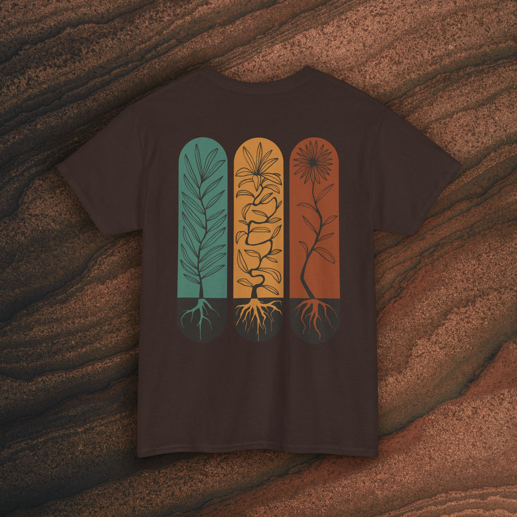 Unisex Heavy Cotton Tee - Rooted plants