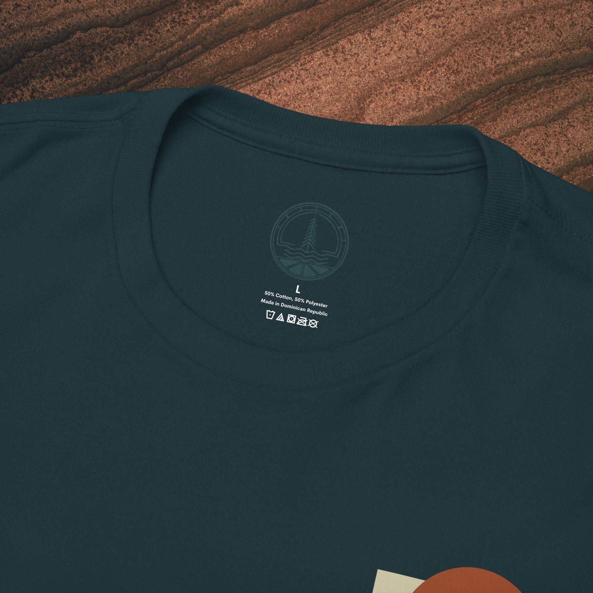 Halftone Mountain Sunset Tee