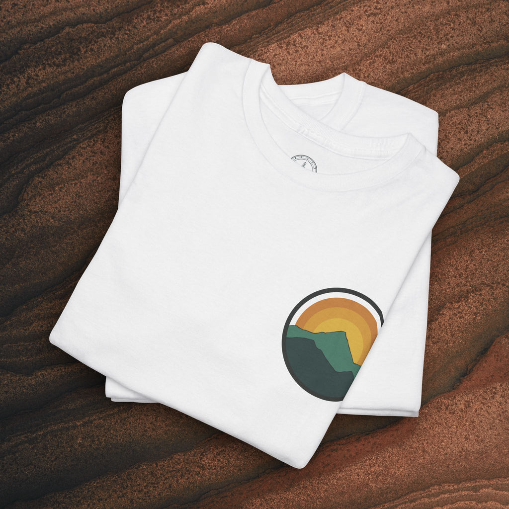 Retro Sunset Mountain Graphic Tee