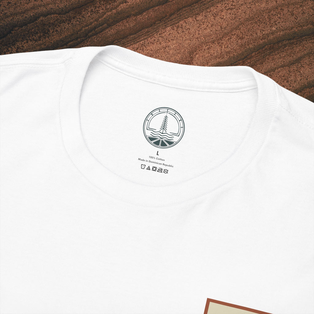 Mountain Landscape Tee – 'Stay' Graphic Nature Shirt