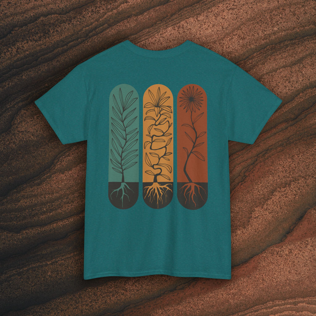 Unisex Heavy Cotton Tee - Rooted plants