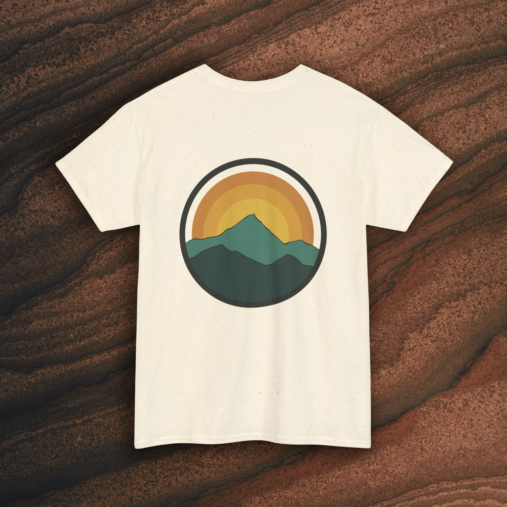 Retro Sunset Mountain Graphic Tee