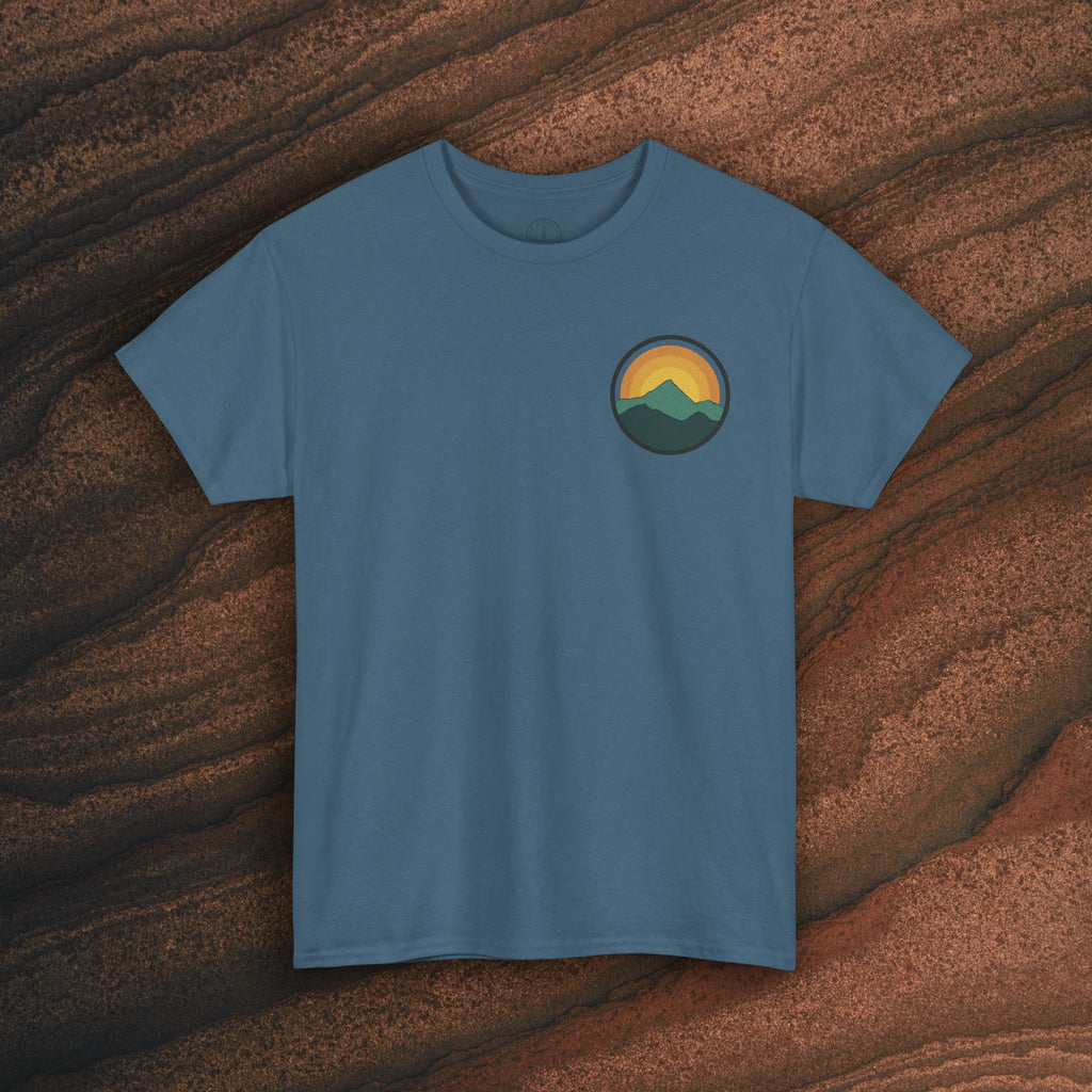 Retro Sunset Mountain Graphic Tee