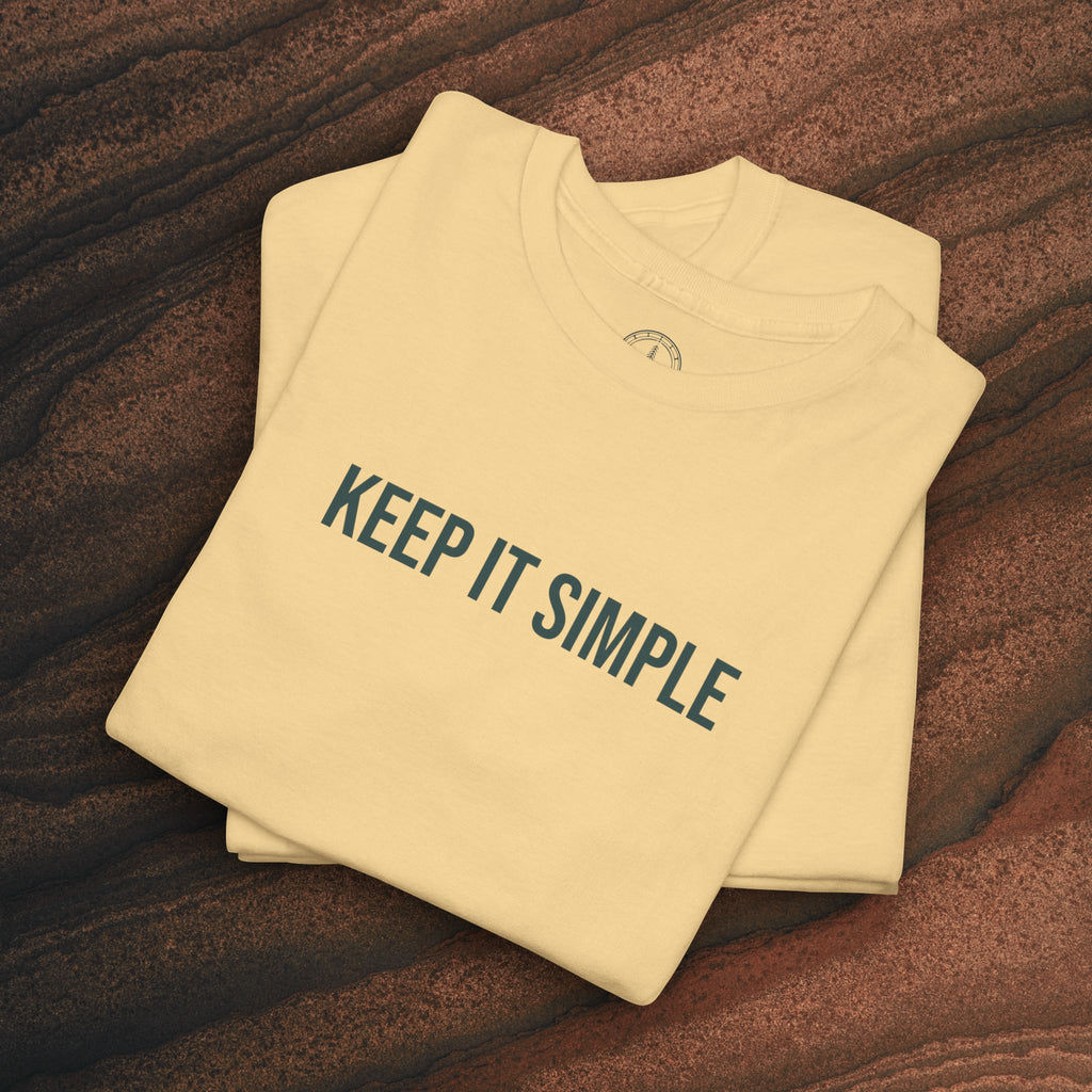 Keep It Simple Tee — Minimalist Coffee Moka Shirt