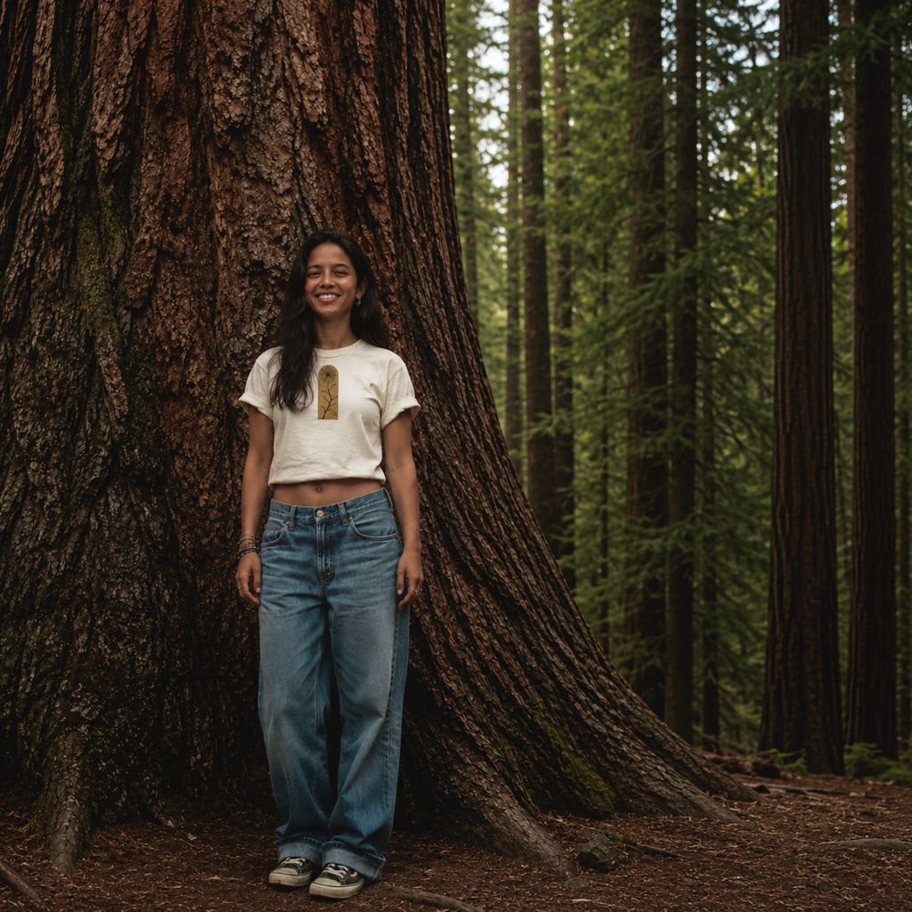 Unisex Heavy Cotton Tee - Rooted plants