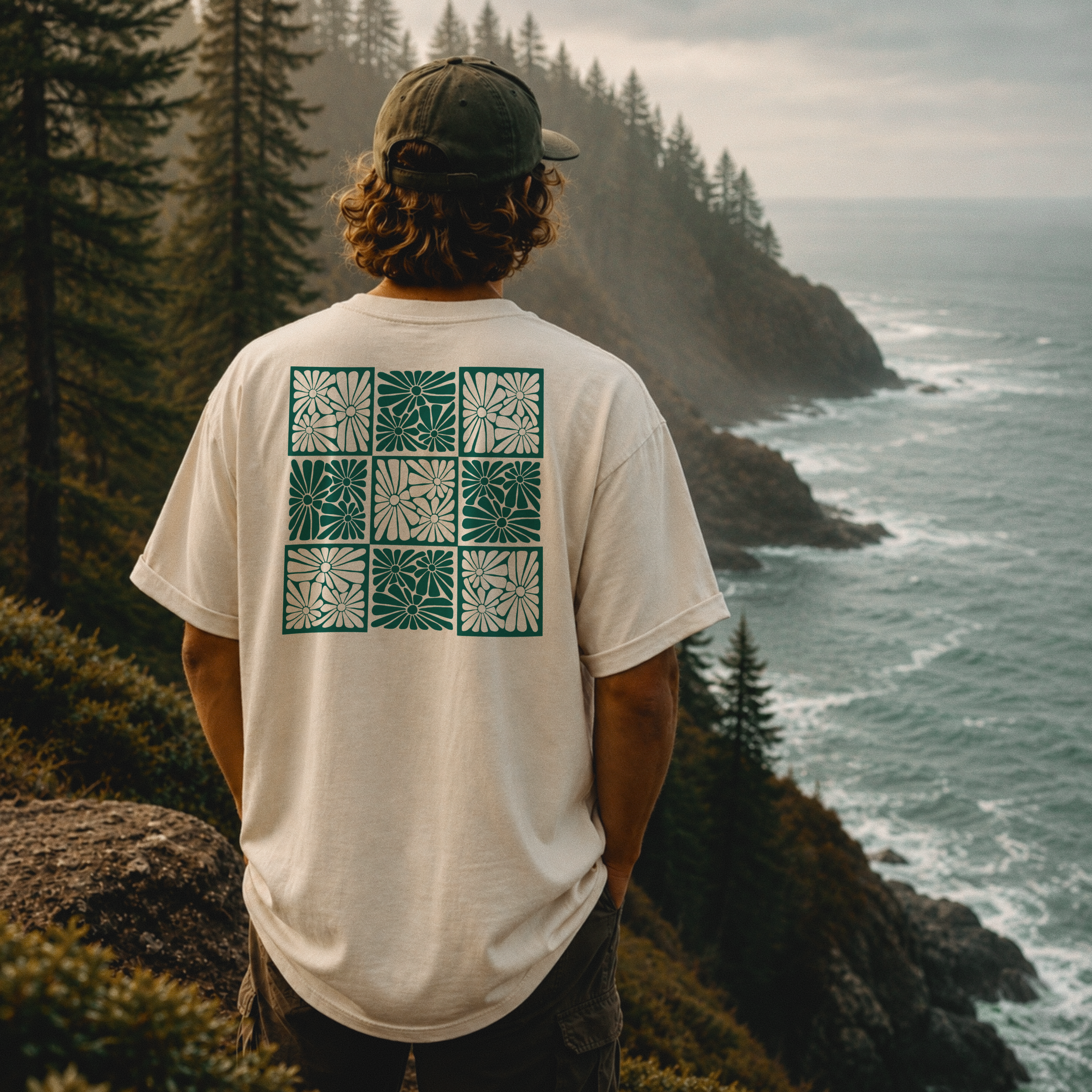Floral Tile Graphic Tee