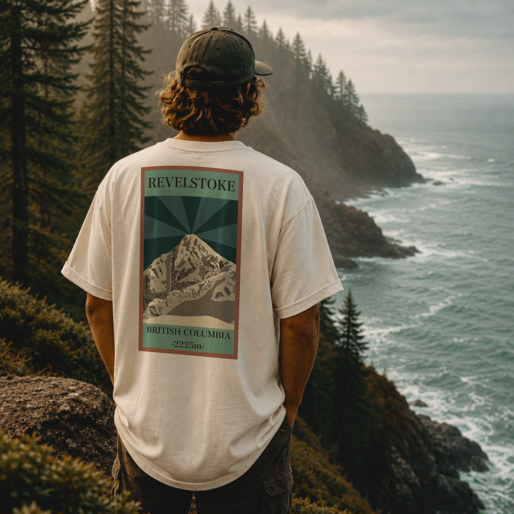 Revelstoke Mountain Vintage Poster Tee