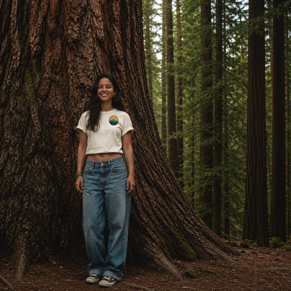 Retro Sunset Mountain Graphic Tee