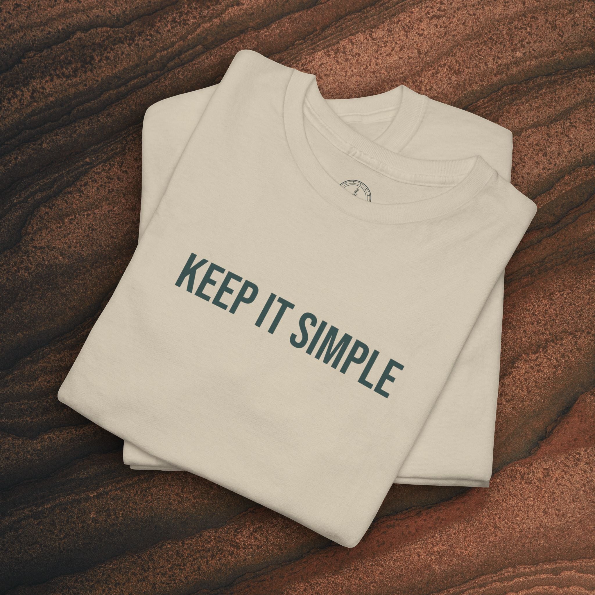 Keep It Simple Tee — Minimalist Coffee Moka Shirt