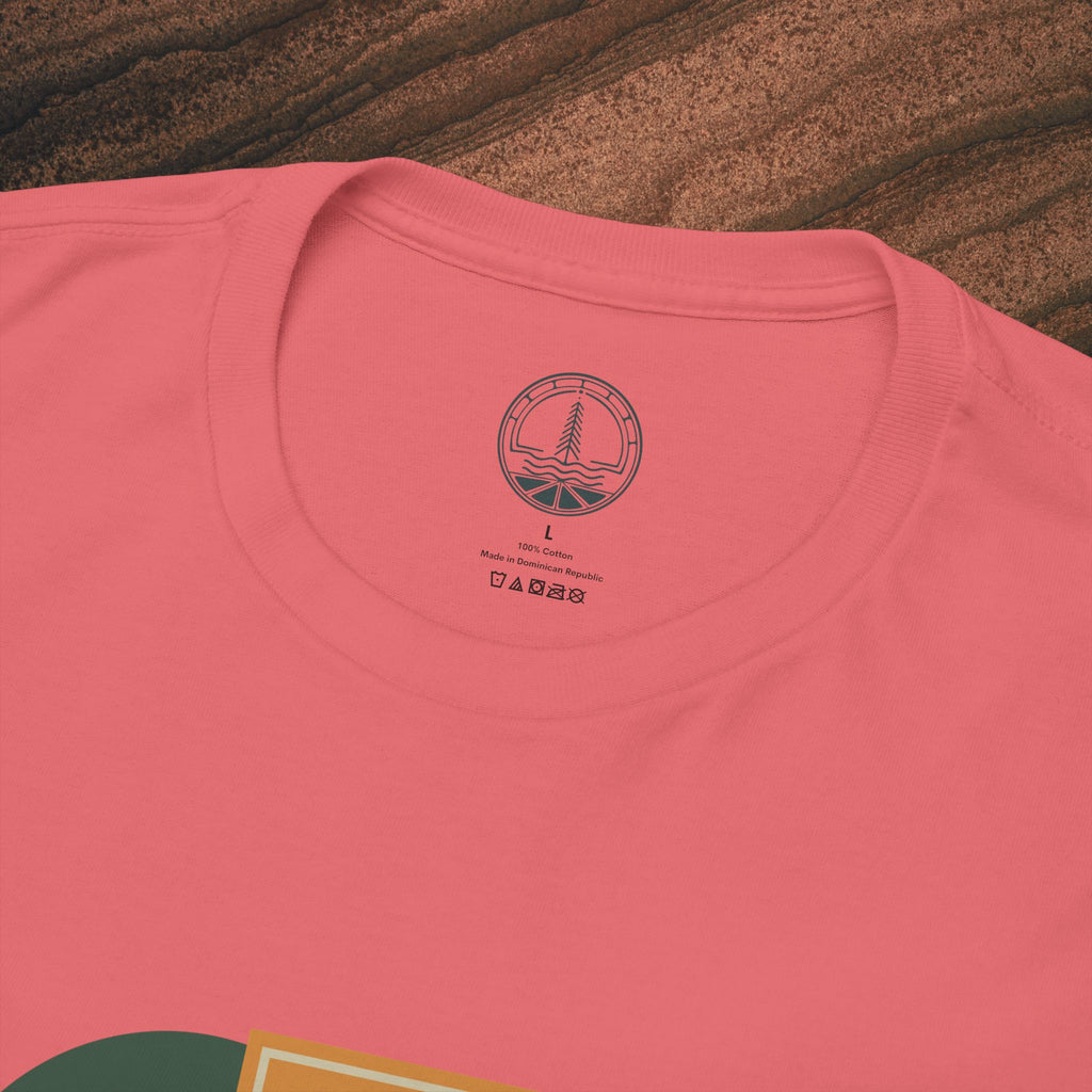 Unisex Heavy Cotton T-Shirt — 432Hz Vinyl Record Graphic