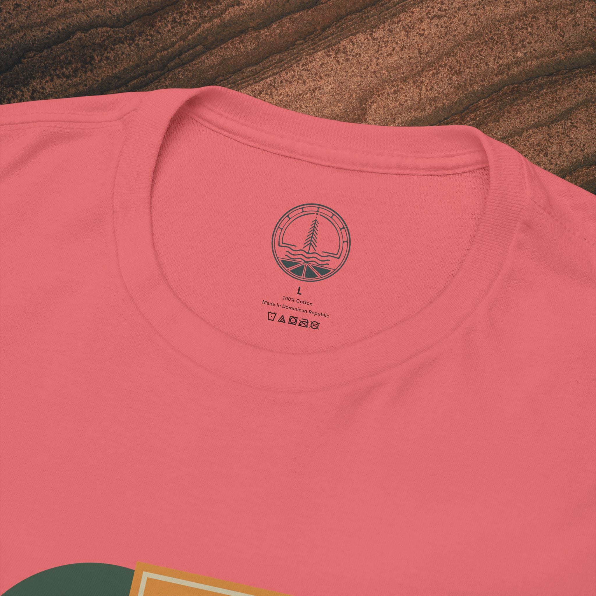 Unisex Heavy Cotton T-Shirt — 432Hz Vinyl Record Graphic