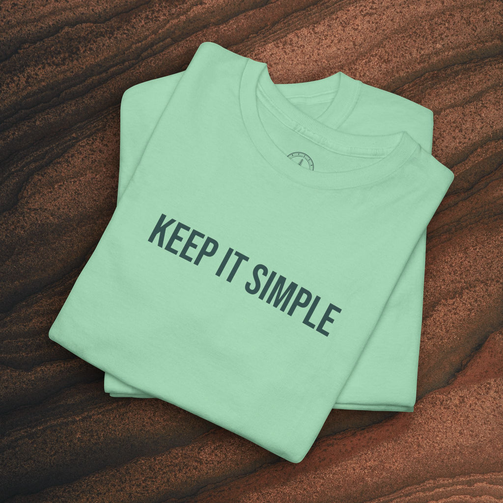 Keep It Simple Tee — Minimalist Coffee Moka Shirt