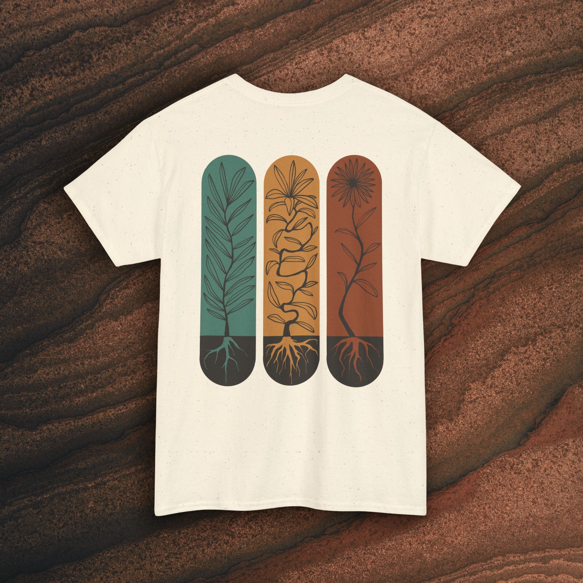 Unisex Heavy Cotton Tee - Rooted plants