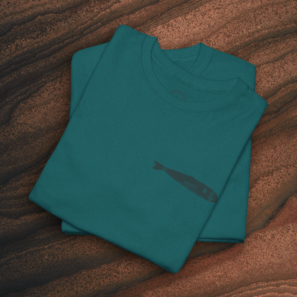Sardine Trio Graphic Tee – Minimal Fish