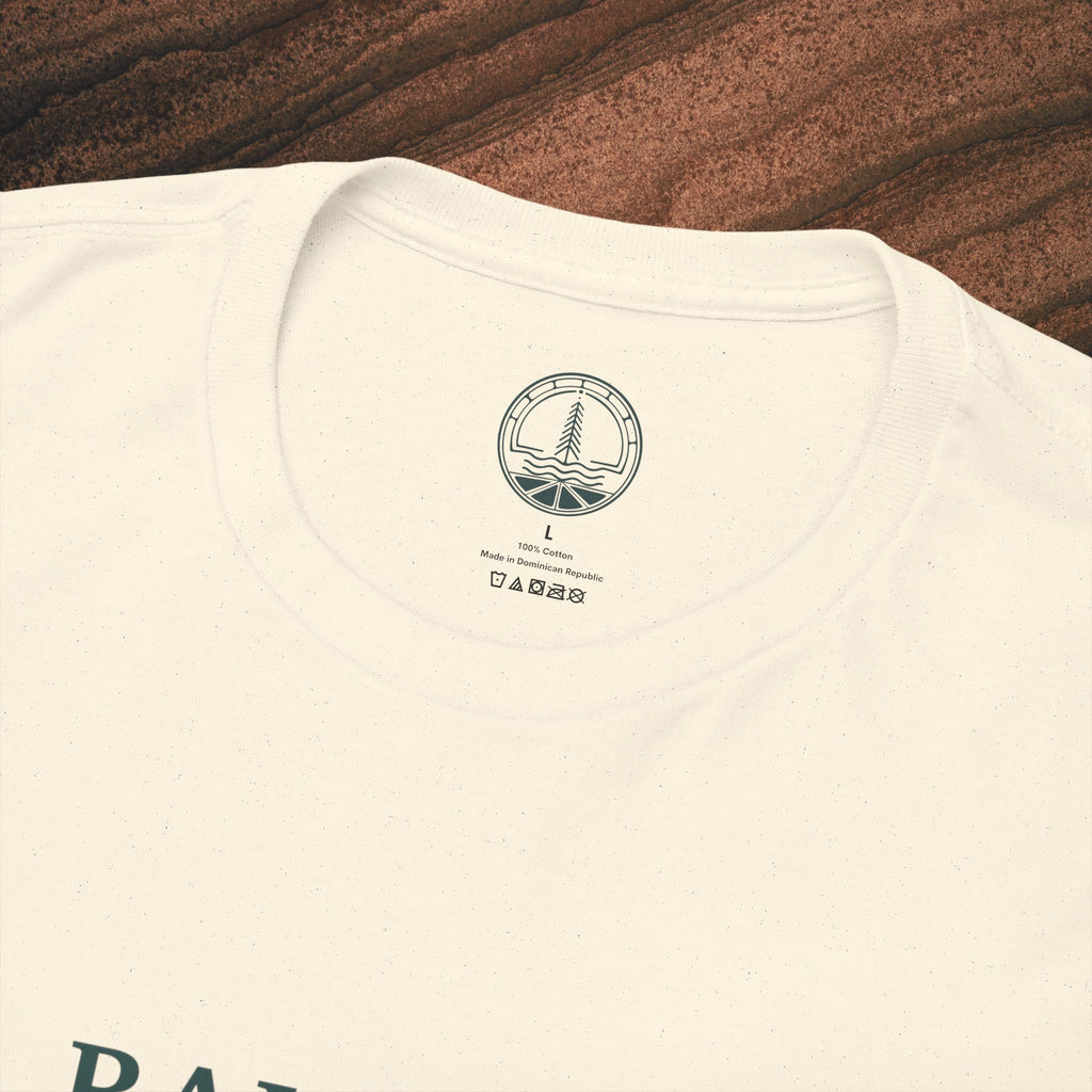 Balance T-Shirt — Minimal Balancing Stones Design