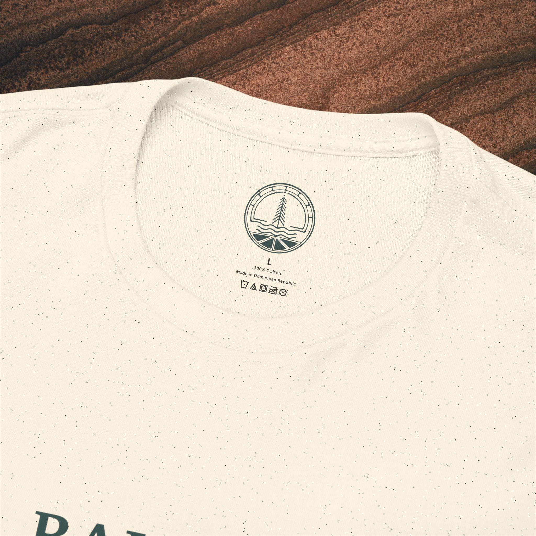 Balance T-Shirt — Minimal Balancing Stones Design