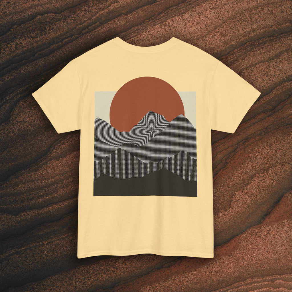 Halftone Mountain Sunset Tee