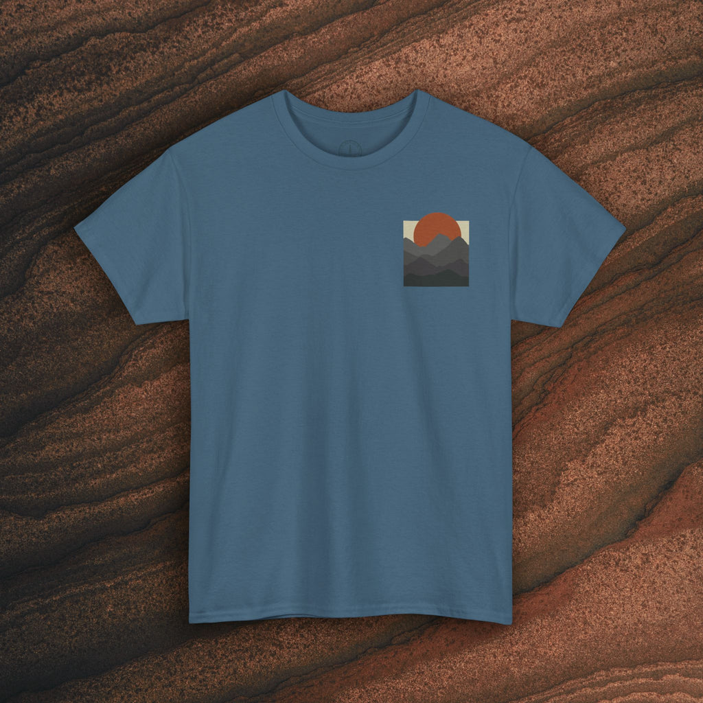Halftone Mountain Sunset Tee