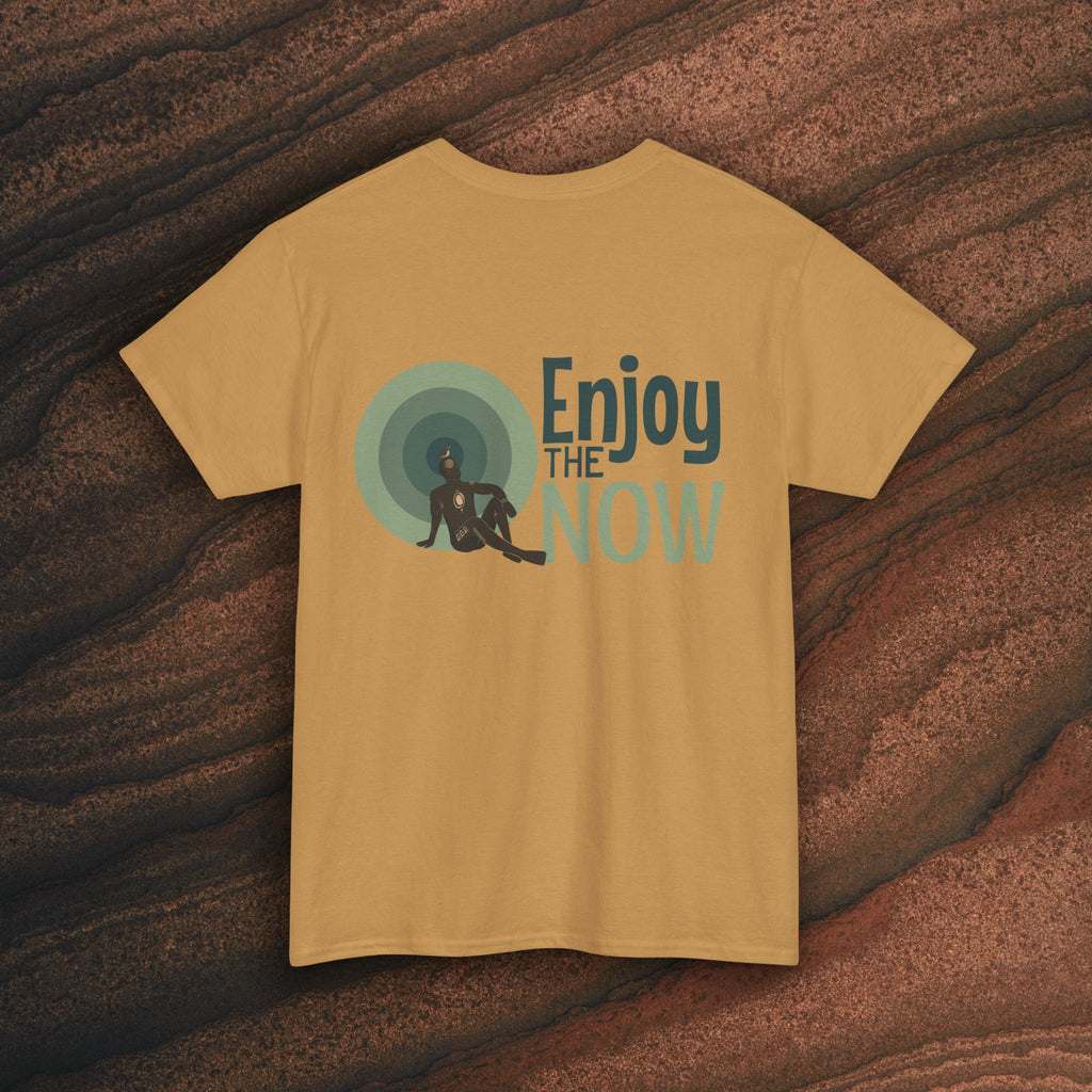 Enjoy the Now T‑Shirt — Mindful Retro Graphic Tee
