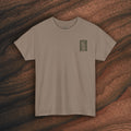 Unisex Heavy Cotton T-Shirt — Botanical Leaf Print