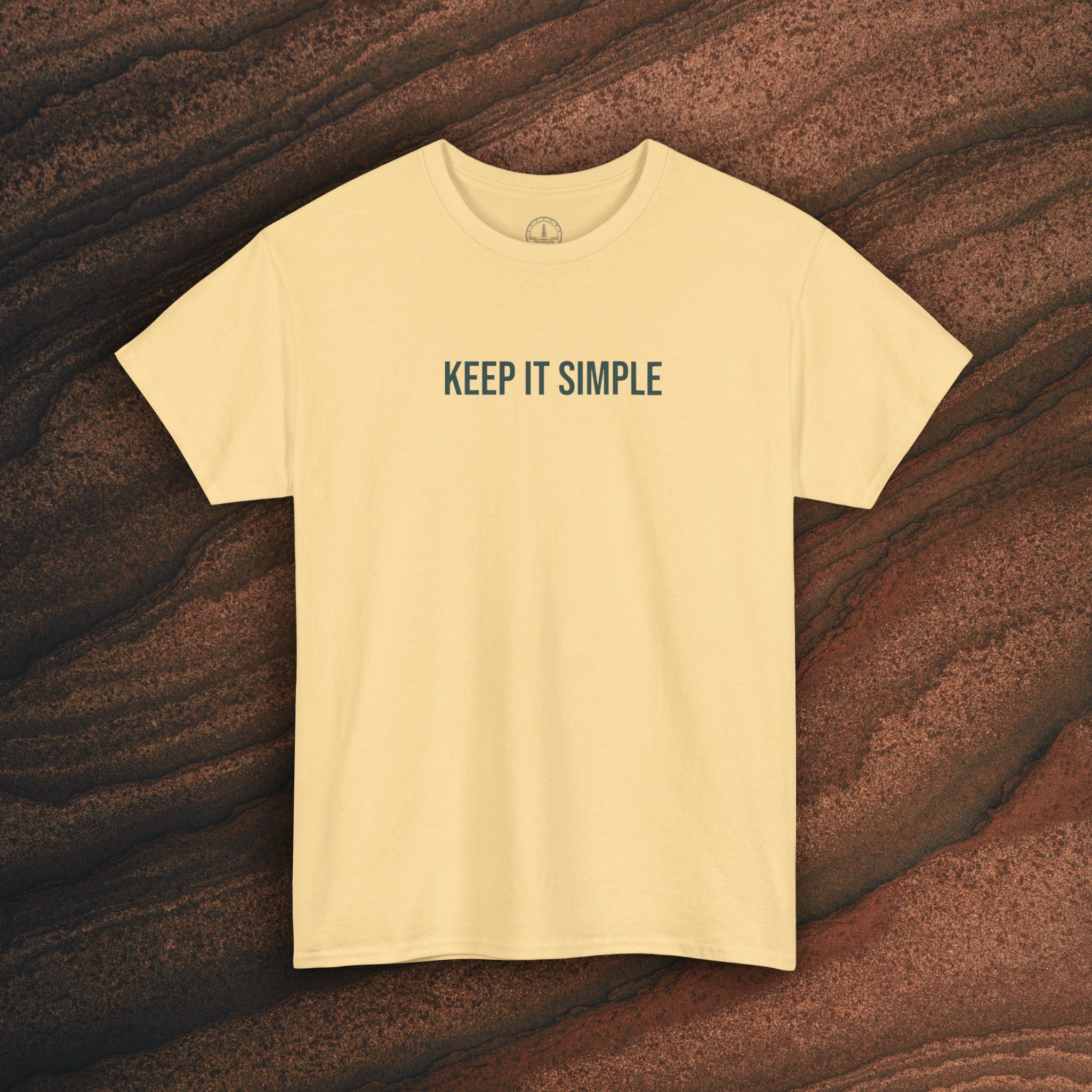 Keep It Simple Tee — Minimalist Coffee Moka Shirt