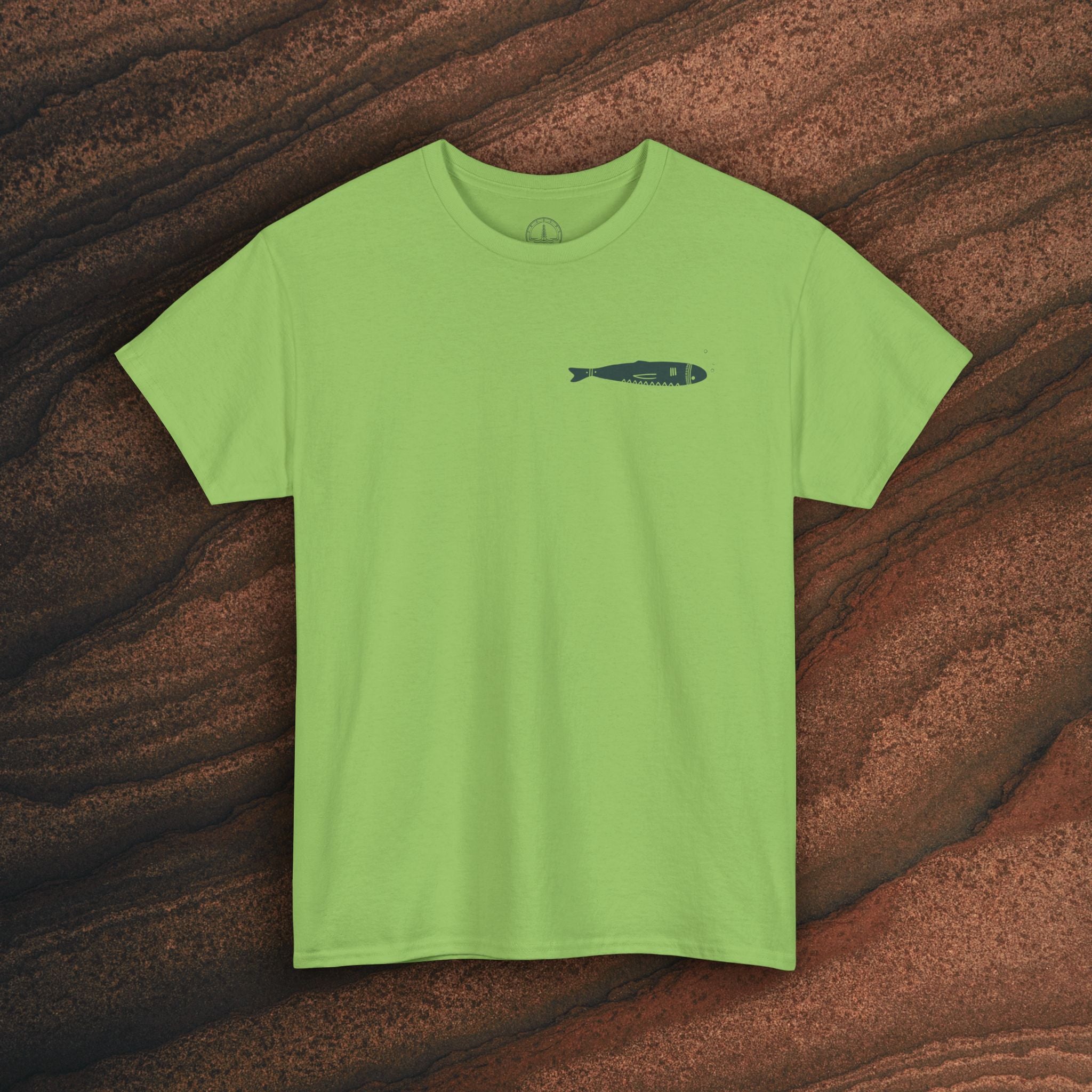 Sardine Trio Graphic Tee – Minimal Fish