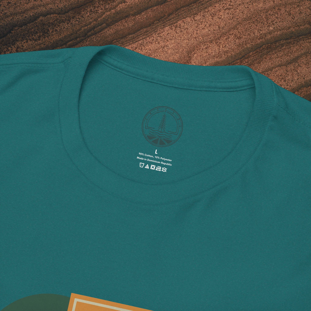 Unisex Heavy Cotton T-Shirt — 432Hz Vinyl Record Graphic