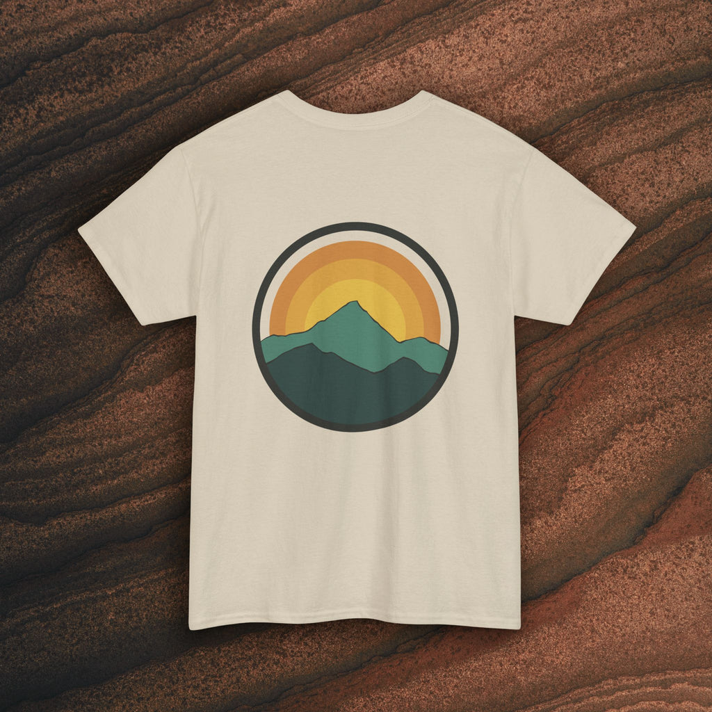 Retro Sunset Mountain Graphic Tee
