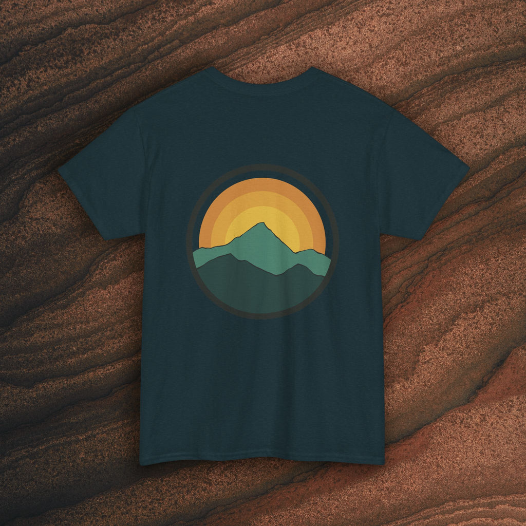 Retro Sunset Mountain Graphic Tee
