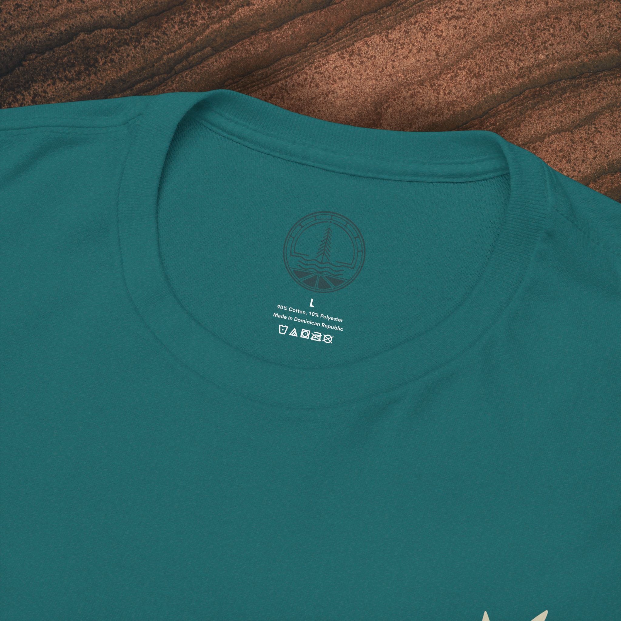 Unisex Heavy Cotton Tee — Minimal Olive Branch Graphic T-Shirt
