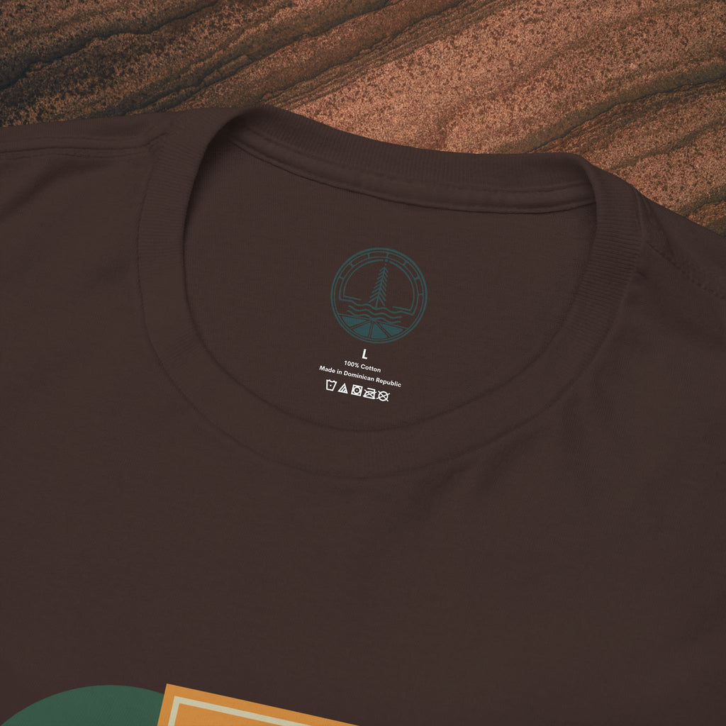 Unisex Heavy Cotton T-Shirt — 432Hz Vinyl Record Graphic
