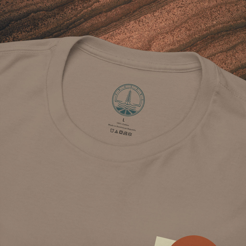 Halftone Mountain Sunset Tee