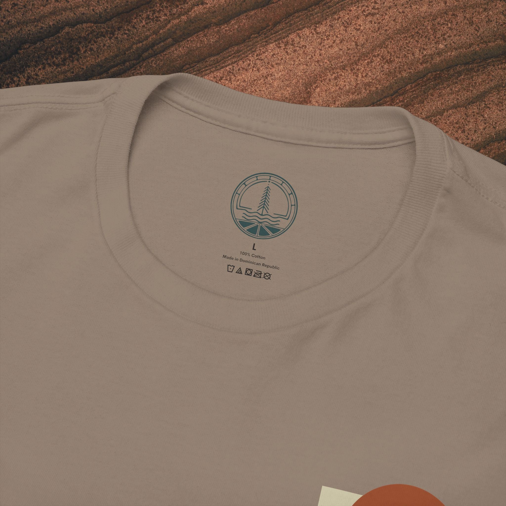 Halftone Mountain Sunset Tee