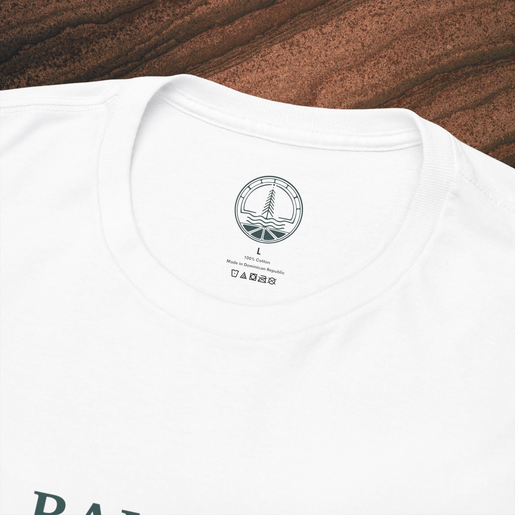 Balance T-Shirt — Minimal Balancing Stones Design