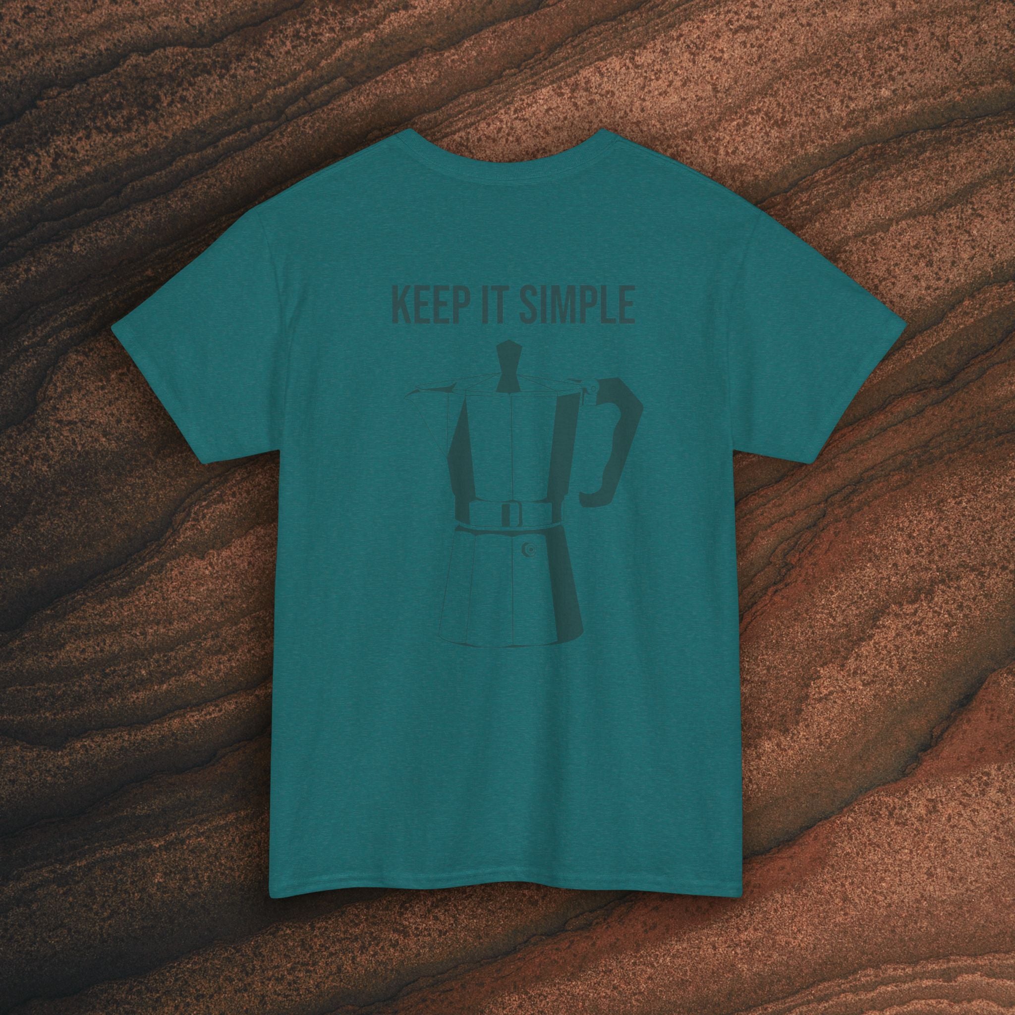 Keep It Simple Tee — Minimalist Coffee Moka Shirt