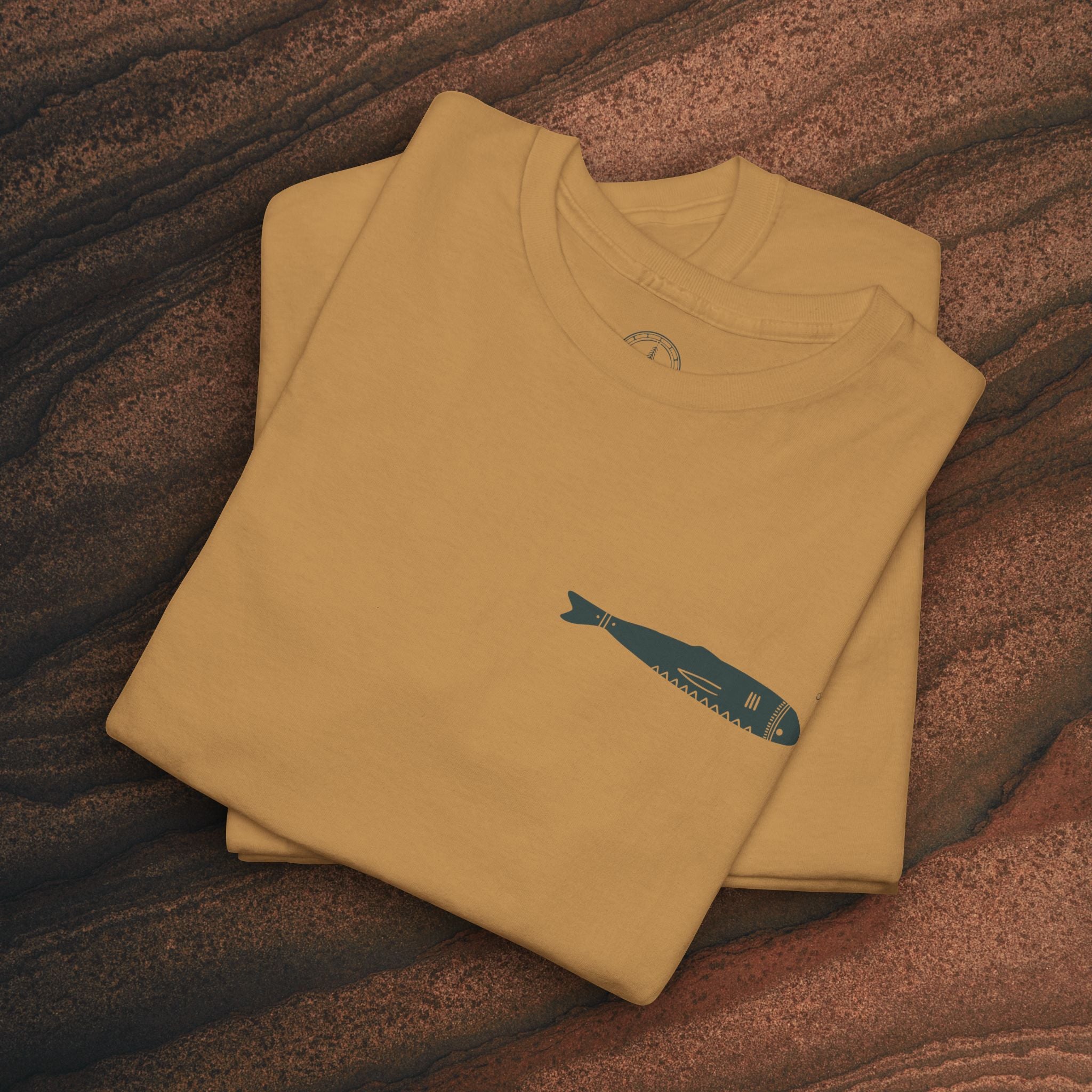 Sardine Trio Graphic Tee – Minimal Fish