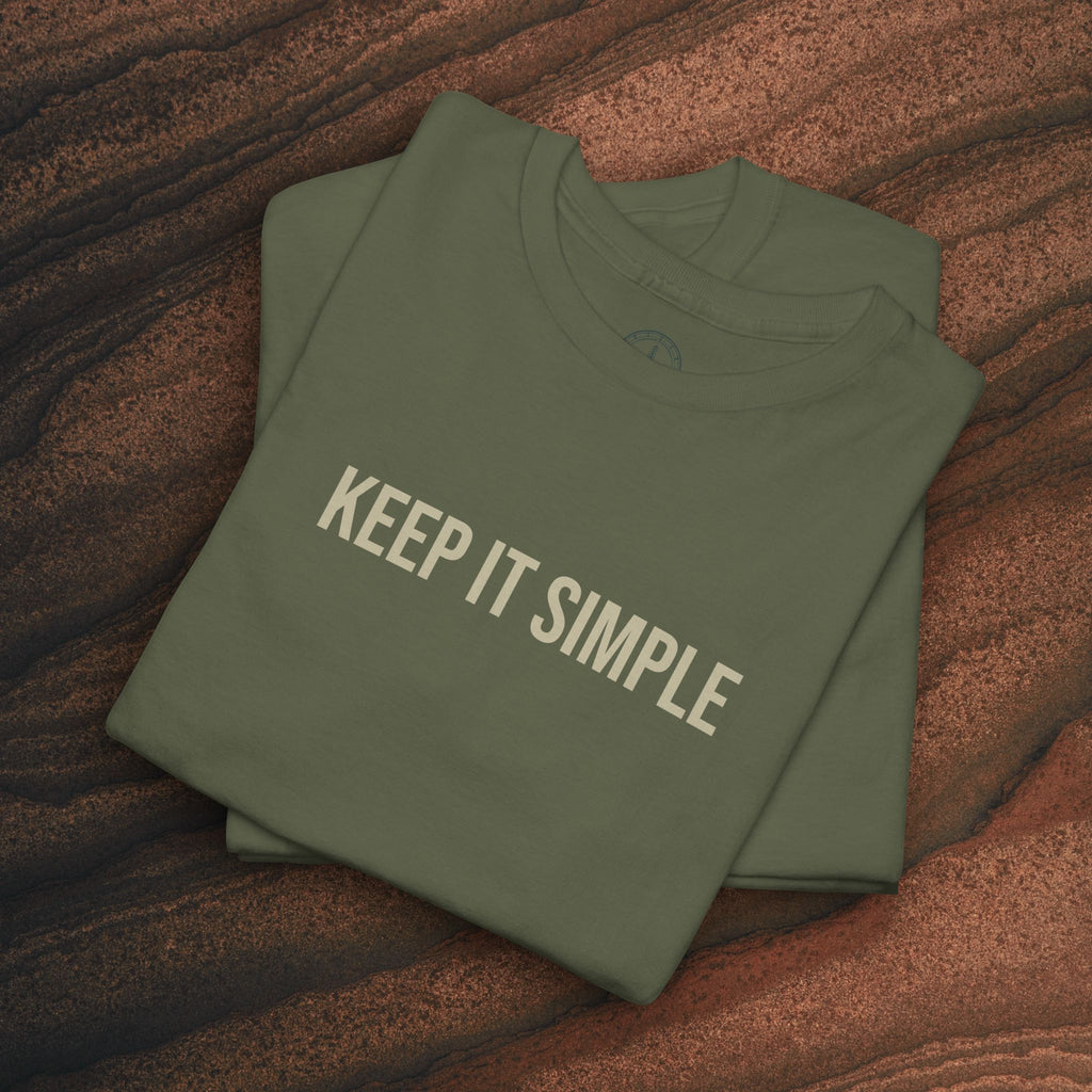 Keep It Simple Tee — Minimalist Coffee Moka Shirt