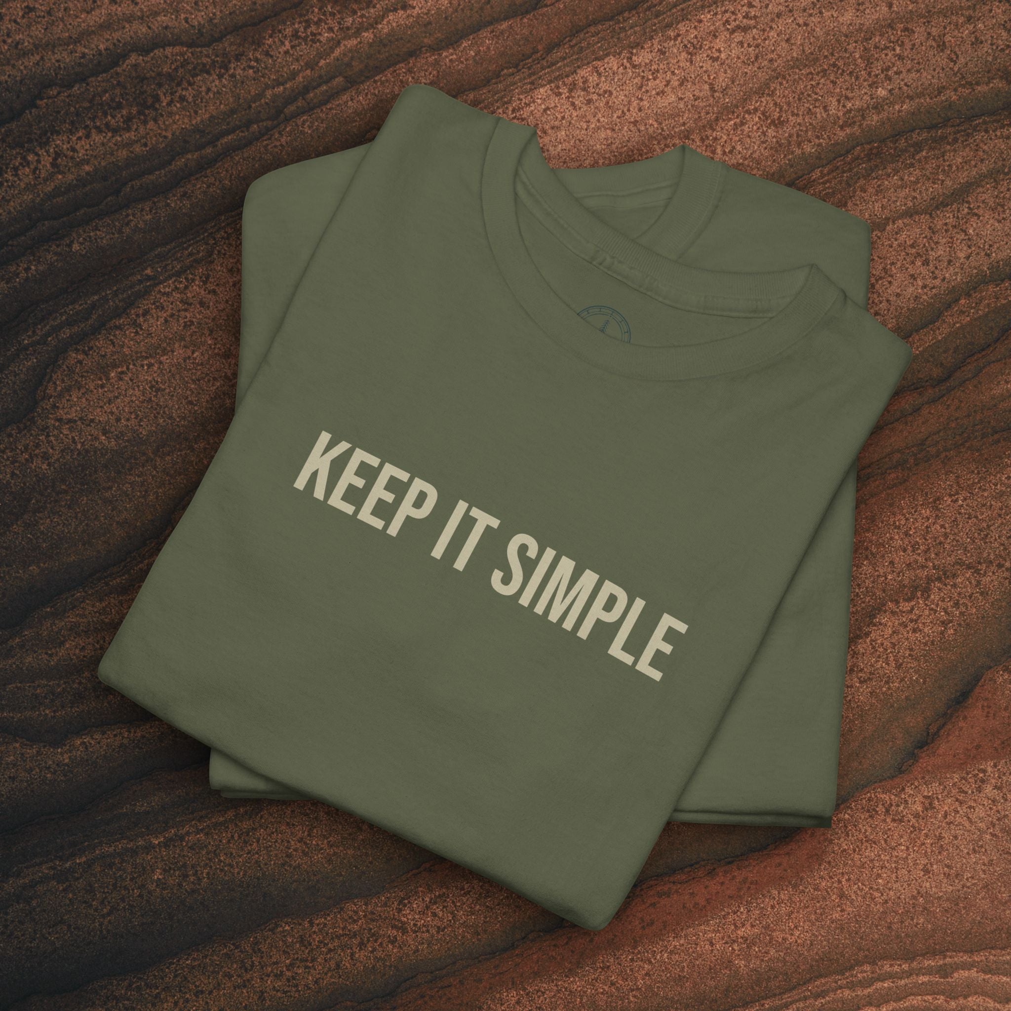 Keep It Simple Tee — Minimalist Coffee Moka Shirt