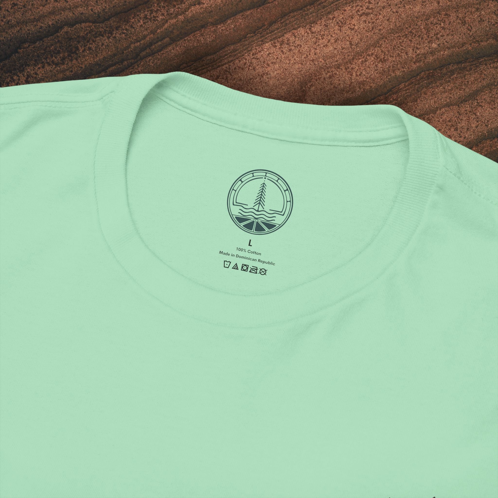Unisex Heavy Cotton Tee — Minimal Olive Branch Graphic T-Shirt