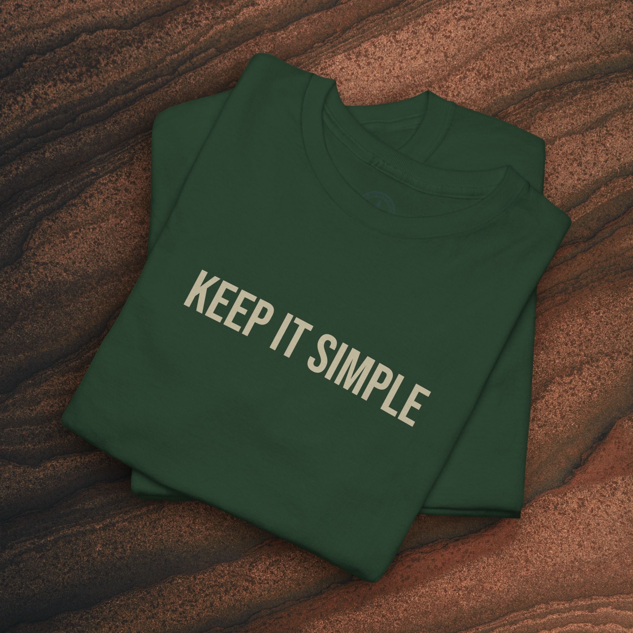Keep It Simple Tee — Minimalist Coffee Moka Shirt