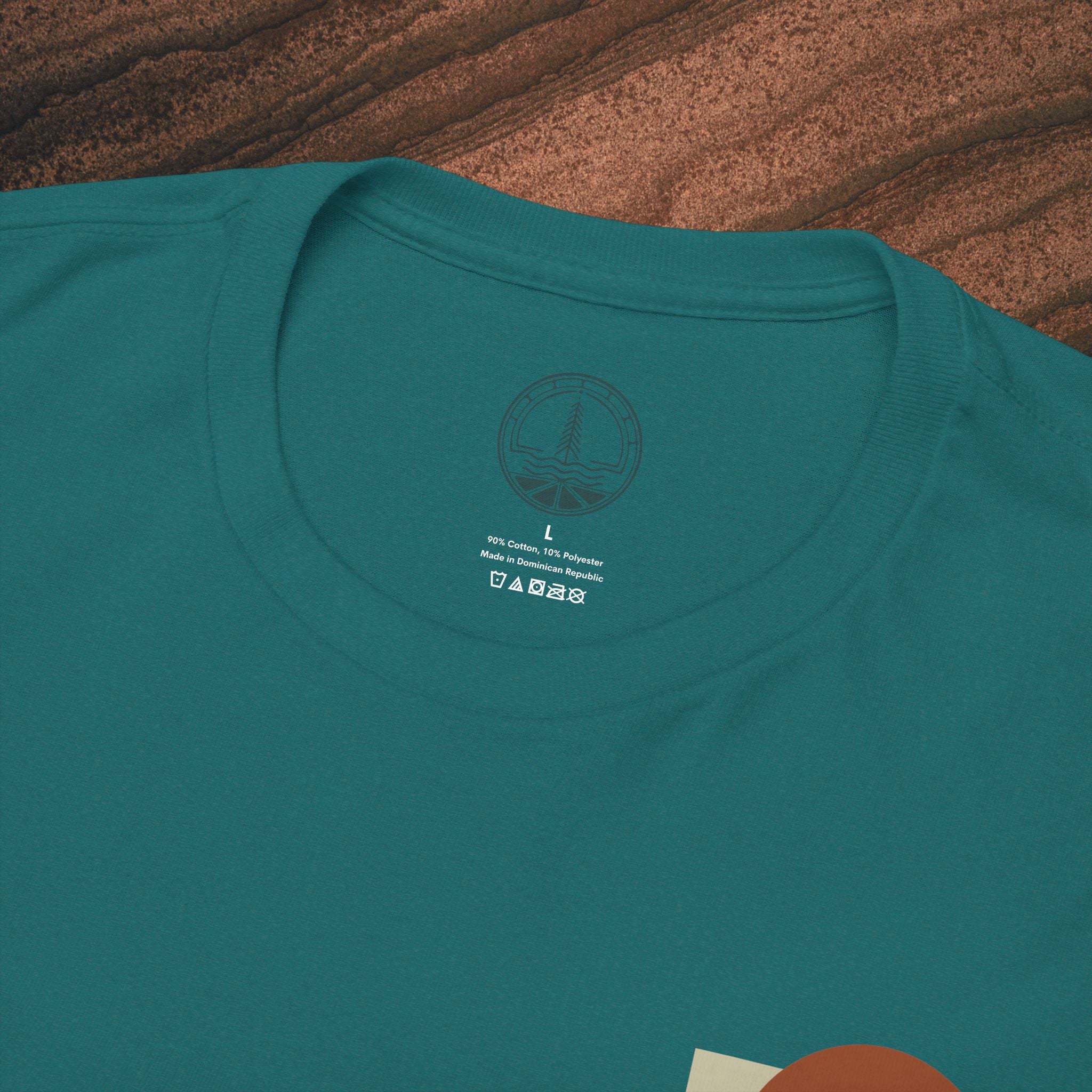 Halftone Mountain Sunset Tee