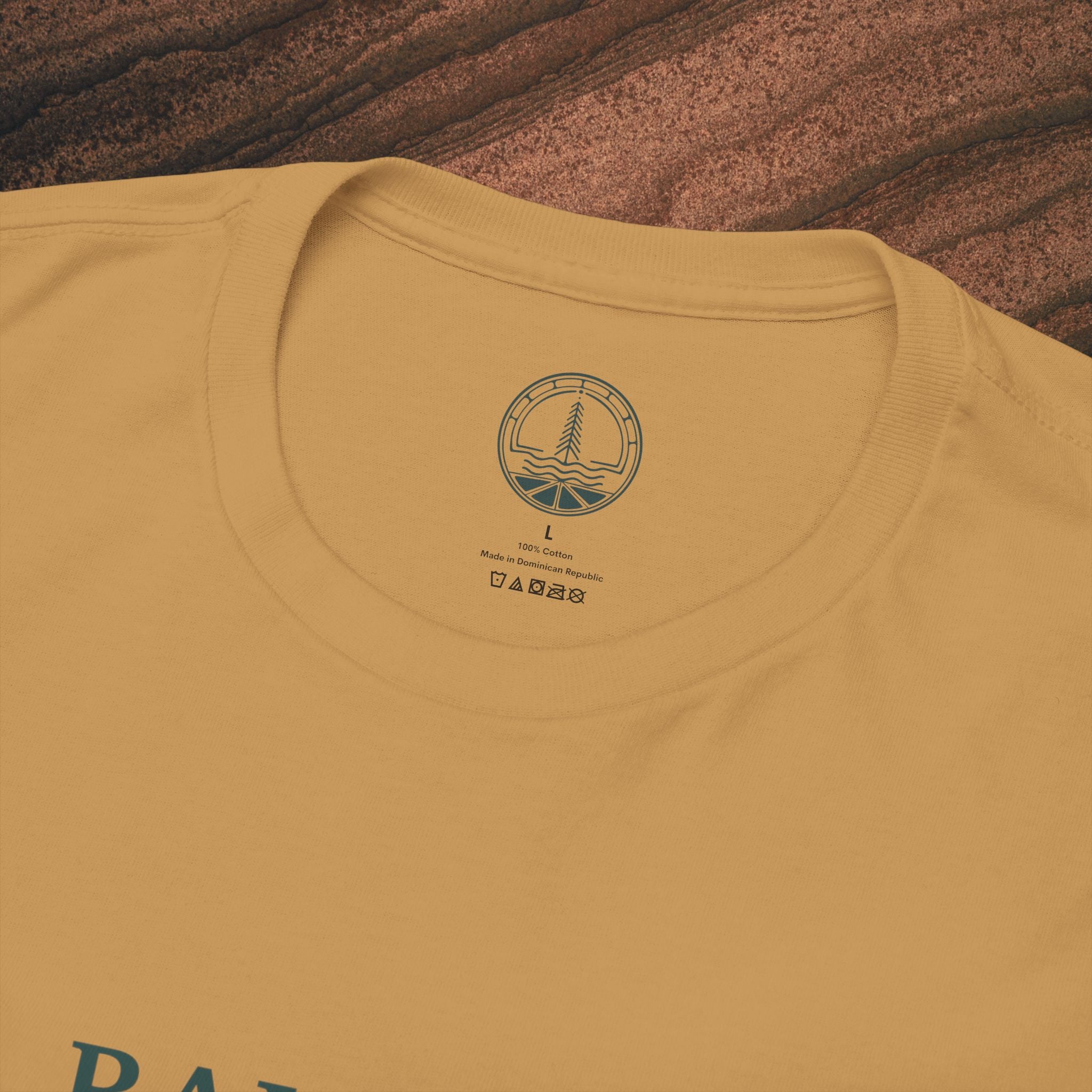 Balance T-Shirt — Minimal Balancing Stones Design
