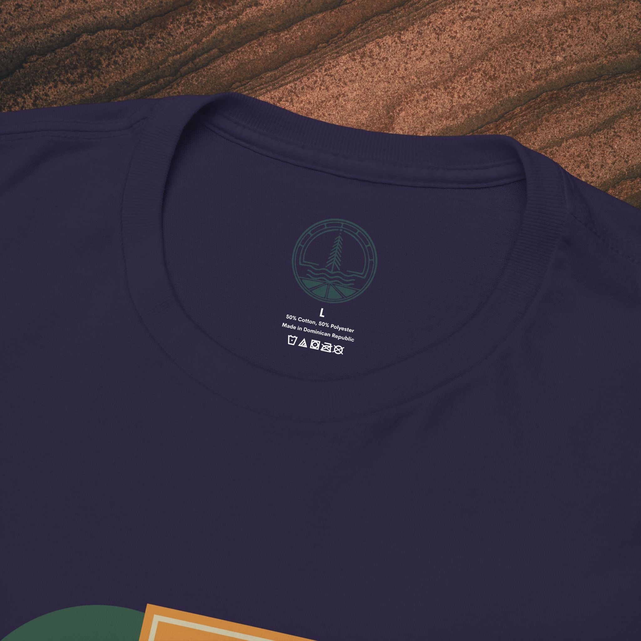Unisex Heavy Cotton T-Shirt — 432Hz Vinyl Record Graphic