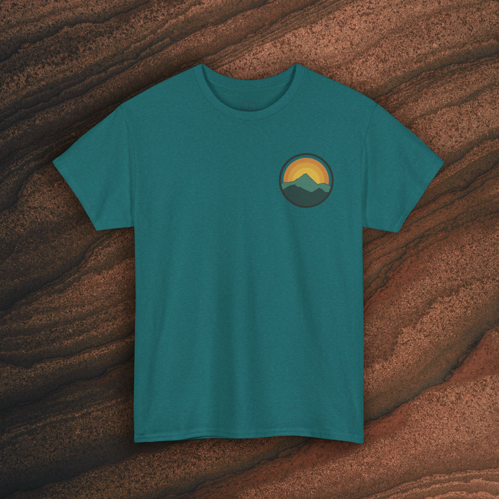 Retro Sunset Mountain Graphic Tee