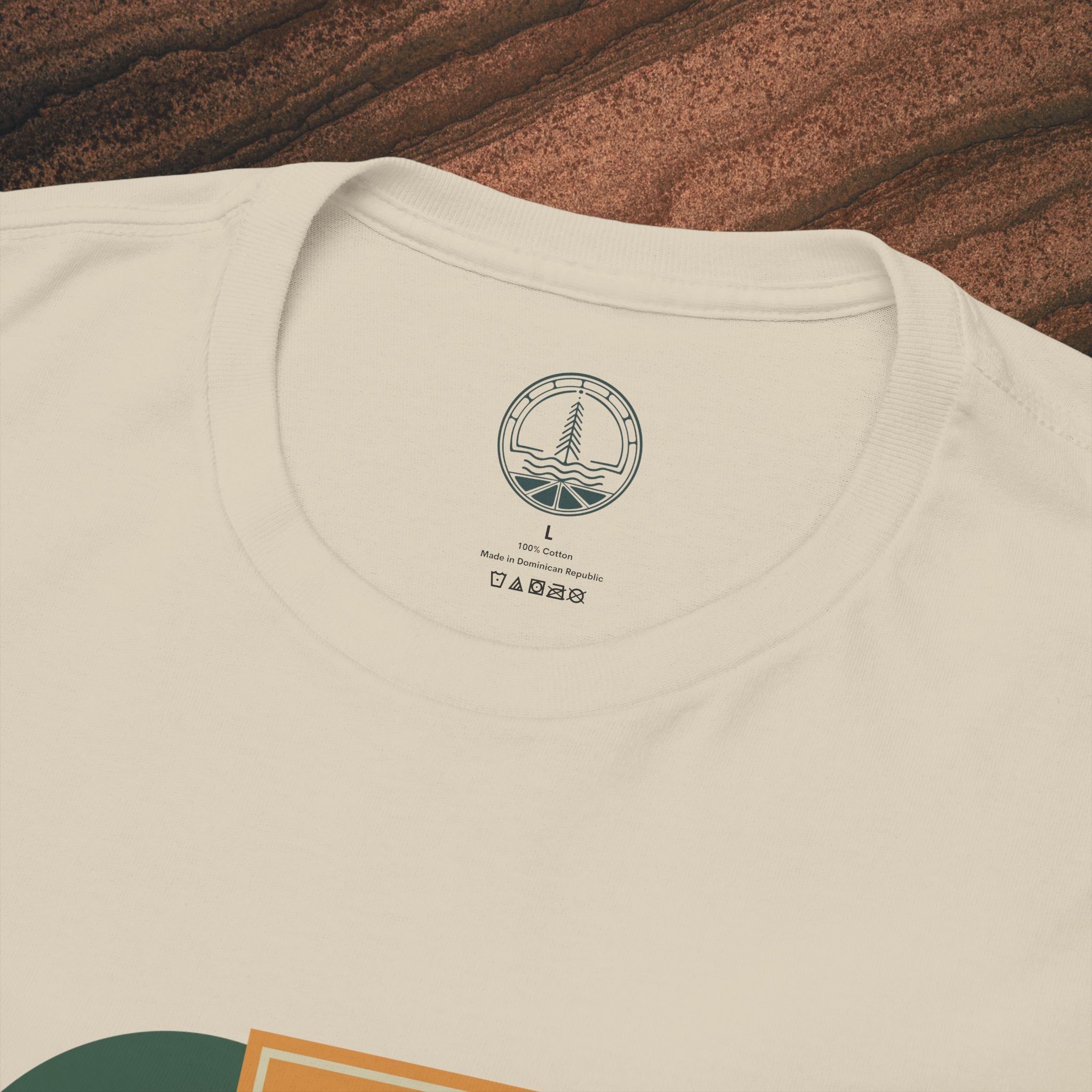 Unisex Heavy Cotton T-Shirt — 432Hz Vinyl Record Graphic